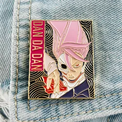 Aira Shiratori Transformation Enamel Pin Anime Dandadan Badge Classic Fantasy Anime Jewelry