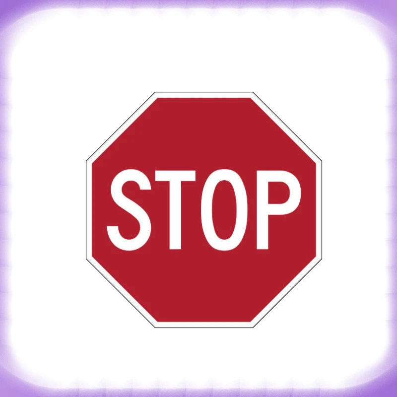 

11.2*11.2CM Personality Warning STOP Road Car Sticker Vinyl Waterproof Decal Auto Parts