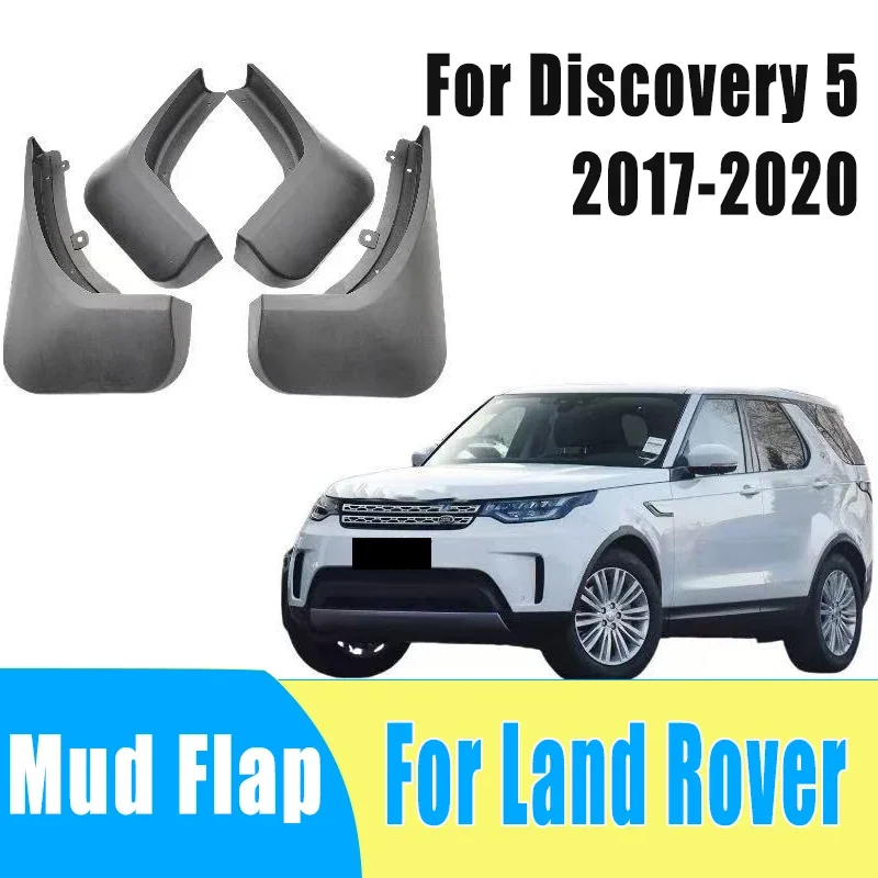 

4pcs Auto Mudguard Waterproof Prevent Mud Splashing Car Mud Flap Fender Accessories For Land Rover Discovery 5 2017-2020 2019