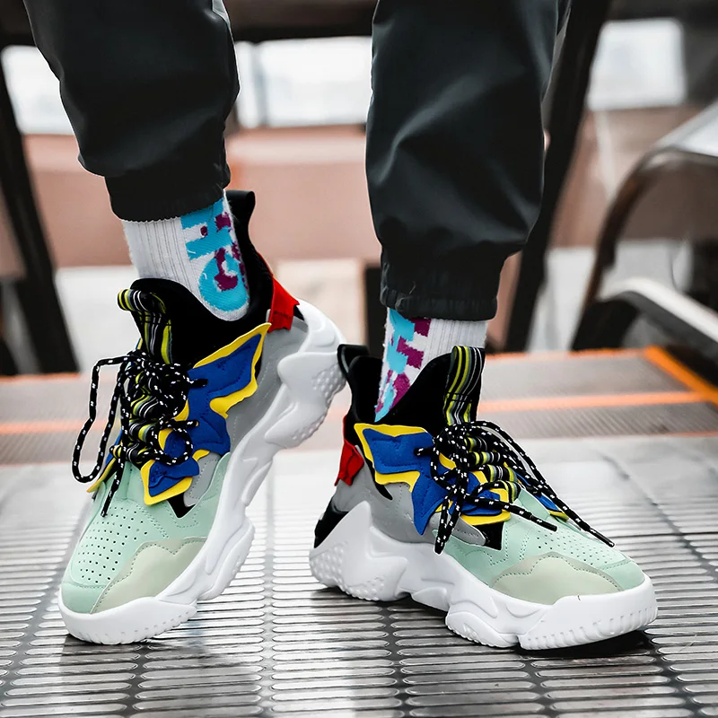 

Men's Shoes 2025 New Autumn Trendy Brand Torre Men's Thick Sole Increased Casual Flow Reflective Sports Running Trendy Shoes