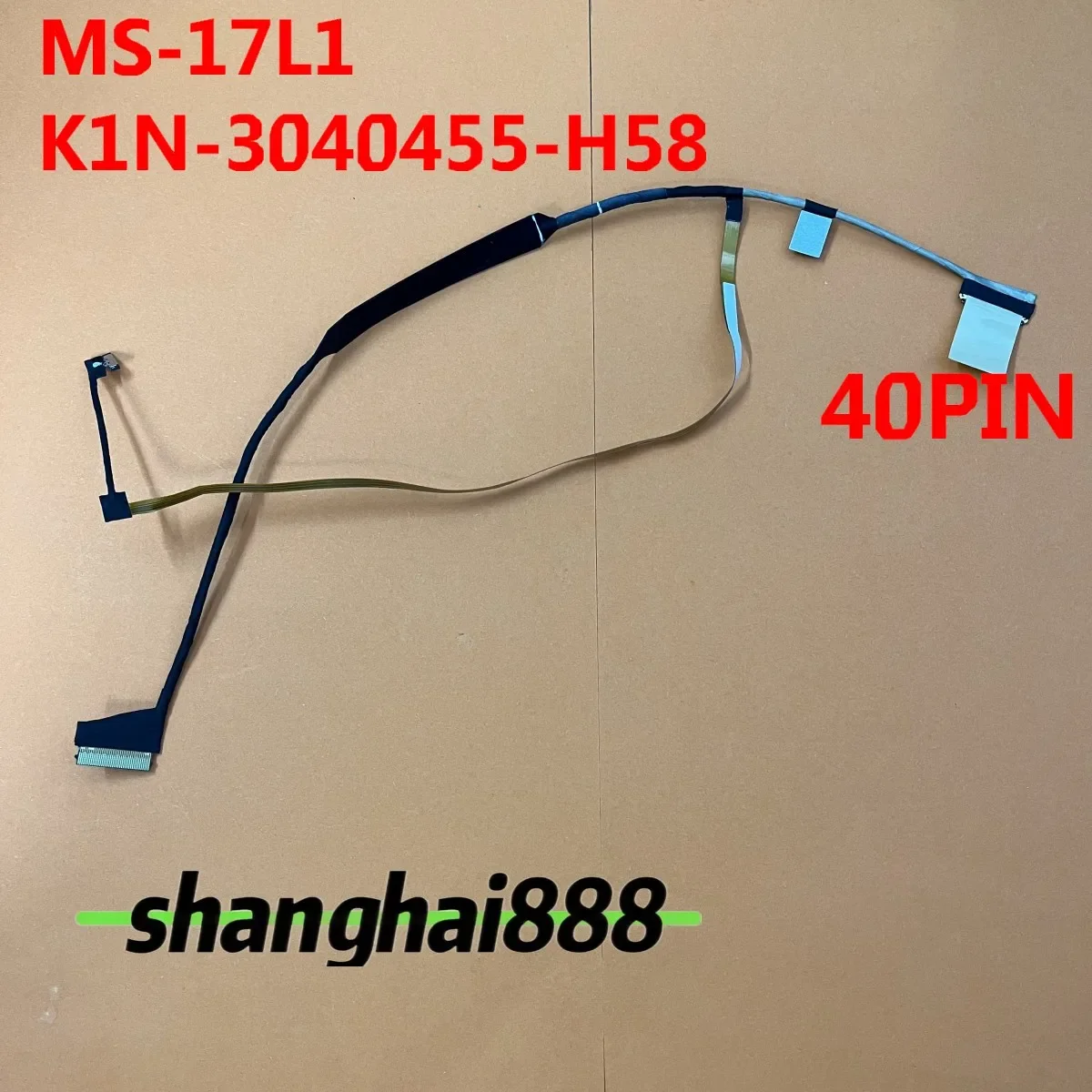 new for MSI Pulse GL76 11UDK 11UEK MS-17L1 LCD edp cable 40pin K1N-3040455-H58