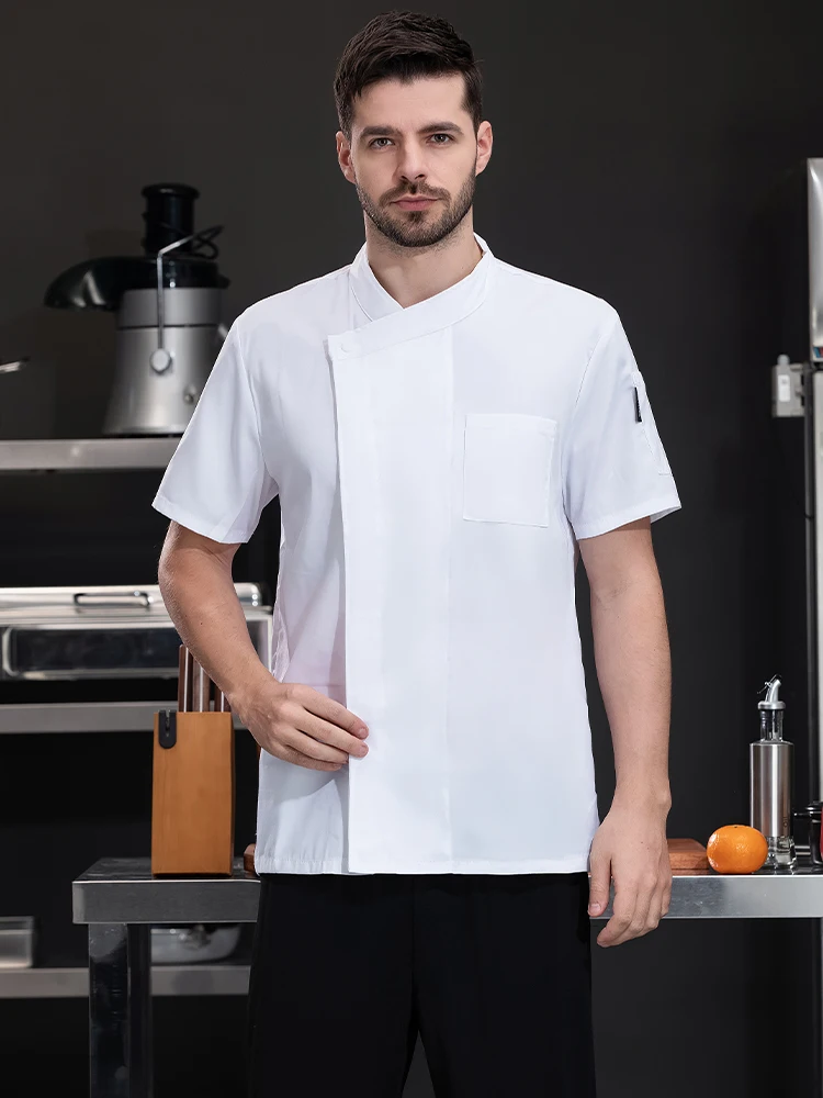 Hotelkantine Terug Keuken Chef Uniform Bakken Kok Werkkleding Restaurant Koken Shirt Catering Kostuum of Jas Schort