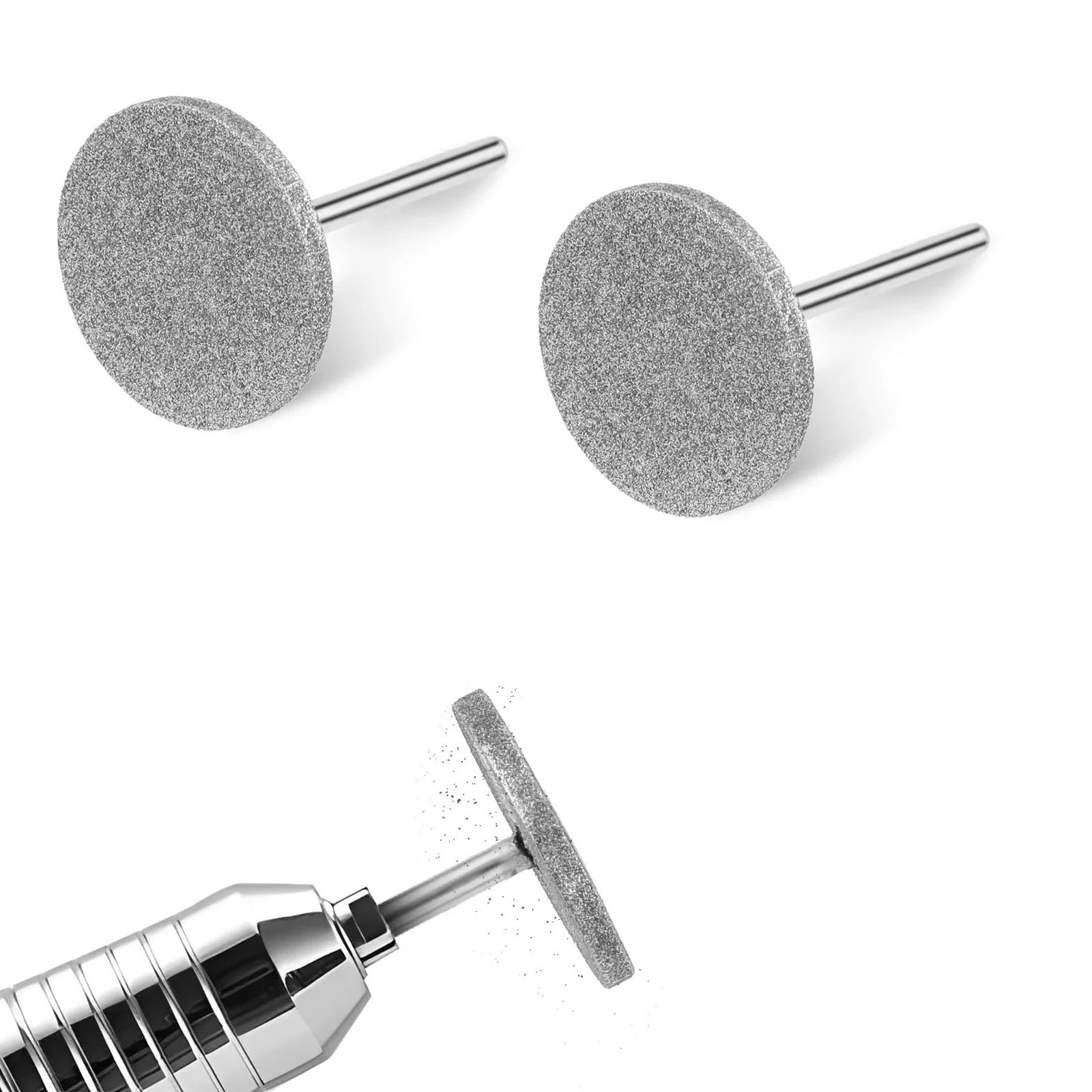 หัวเจียรเล็บ 20 มม. 1 ชิ้น สำหรับขัดเงาเล็บ ดิสก์ขัดเล็บ อุปกรณ์ทำเล็บแบบพกพา เครื่องขัดเล็บ กำจัดหนังกำพร้า