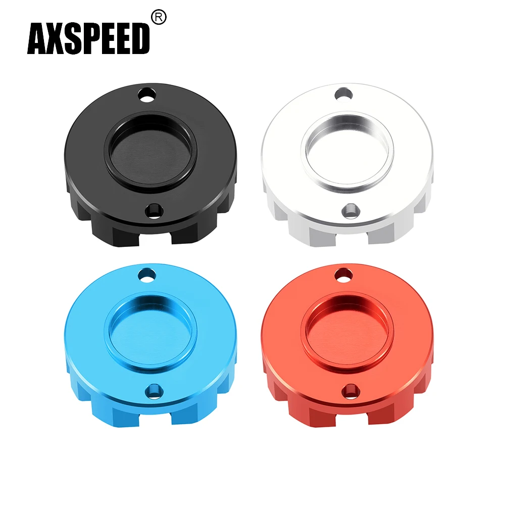 AXSPEED Aluminum Alloy Motor Cover for Tamiya Lunch Box 1/12 RC Car Monster Truck Upgrade Parts