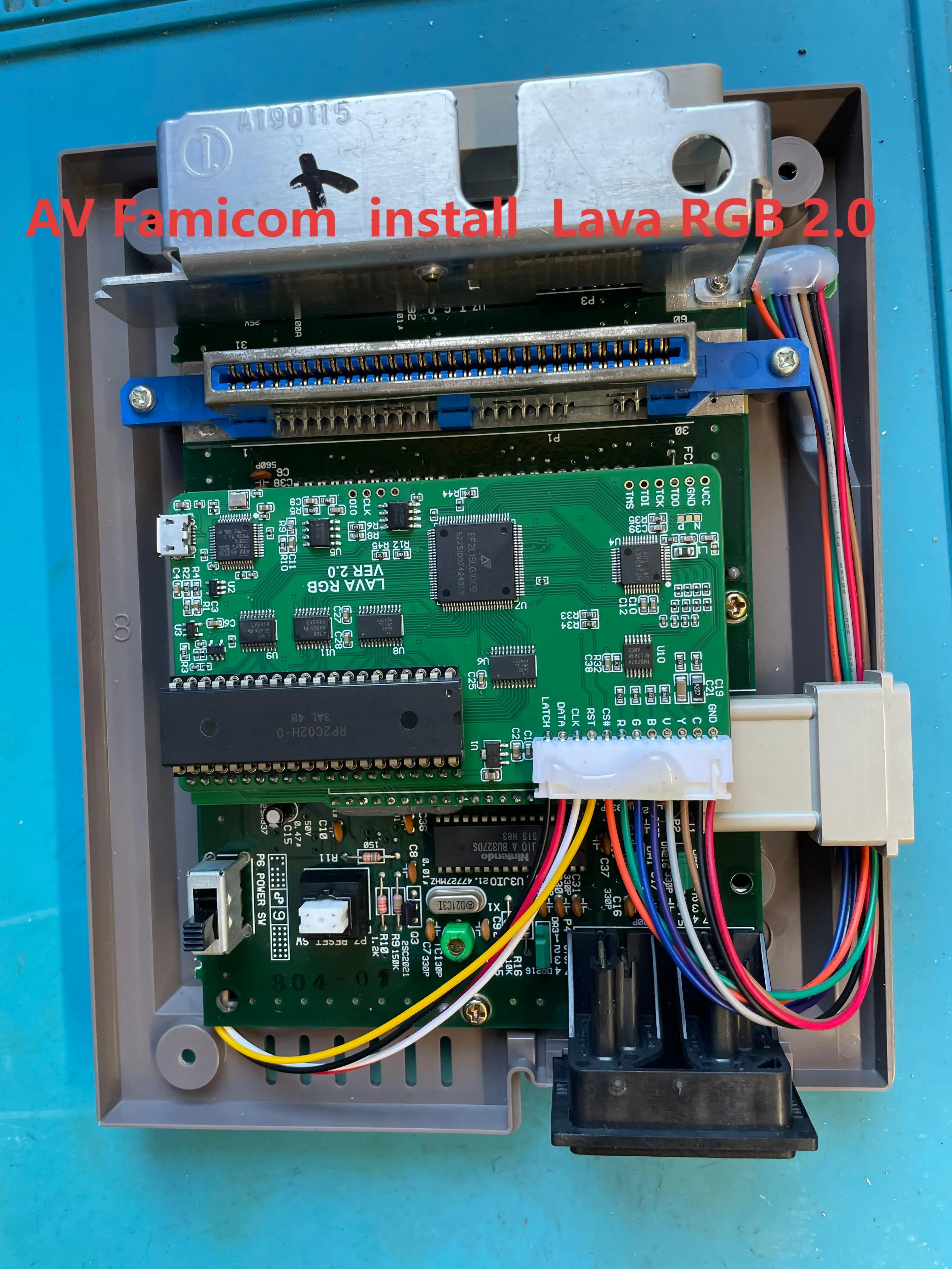 ملحقات ألعاب الفيديو Famicom Nes Av Famicom Retro Rgbfc Rgb Fc Nesrgb Lava Rgb الإصدار 2.0 #2