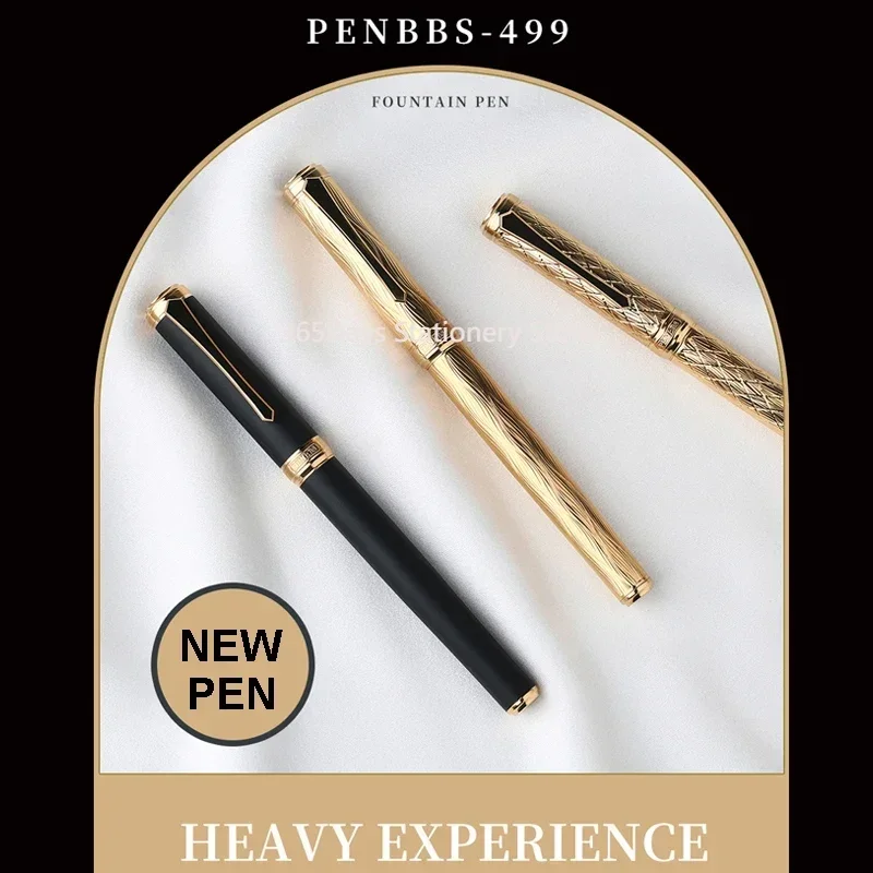 Sublime PENBBS 499 قلم حبر جميع النحاس الرملي طلاء غرامة 0.5 مللي متر قلم حبر لكتابة هدية لوازم مكتبية مدرسية