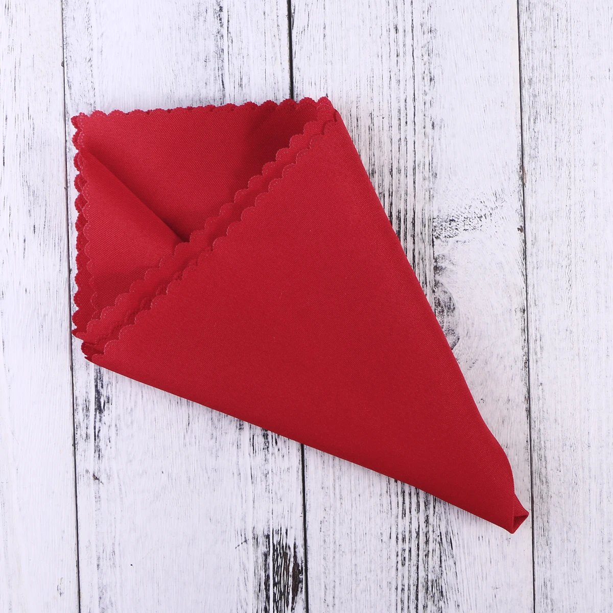 

10pcs Dinner Napkins 40X40Cm Red Washable Reusable Hotel Restaurant Wedding Party Home Banquet Table Linens