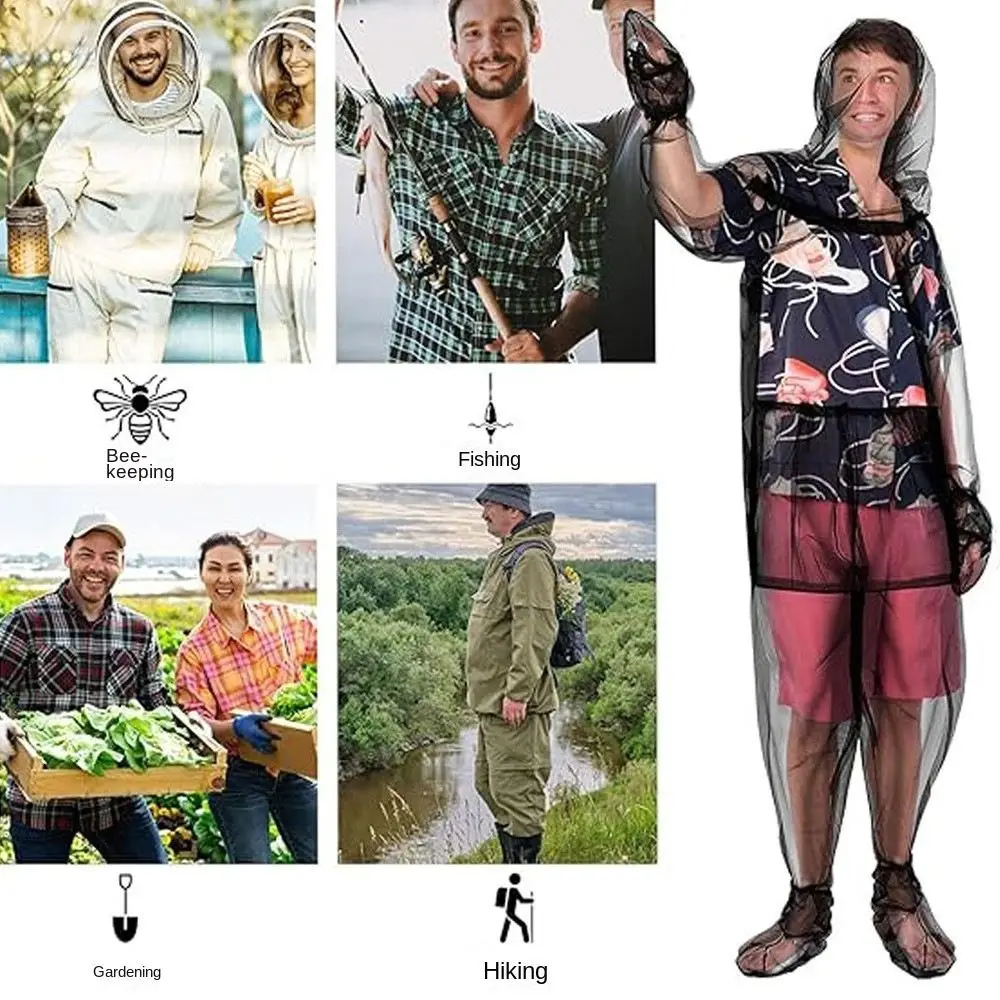 Neue atmungsaktive Moskito-Arm-Ärmel aus Mesh, leichtes Bein, Moskitonetze, insektensicher, Camping