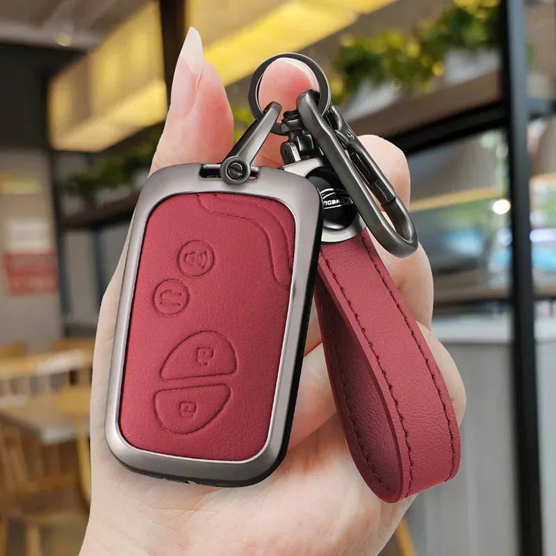 

Zinc Alloy Car Key Case Cover Protector Shell For BYD S6 F3 L3 M6 F0 G3 S7 E6 G3R Key Case Holder Fob Keyless Auto Accessories