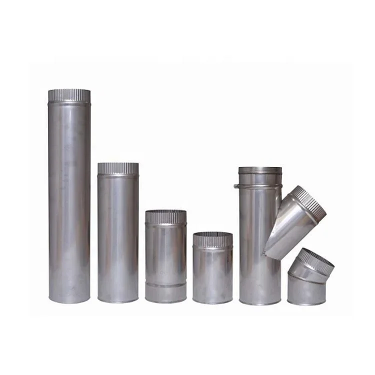 A set of single-layer double-layer chimney covers and caps, stainless steel SS304 solid smoke pipes