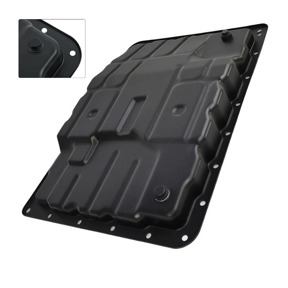 Car Transmission Oil Pan For Nissan For Titan For Infiniti For FX50 For G35 For G37 313901XJ0C Metal Black Direct Replacement