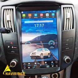 12.1inch 256GB Car Radio Android 15 Screen GPS For Lexus RX330 RX350 2004 2006 2007 Toyota Harrier Touch Multimedia Video Player