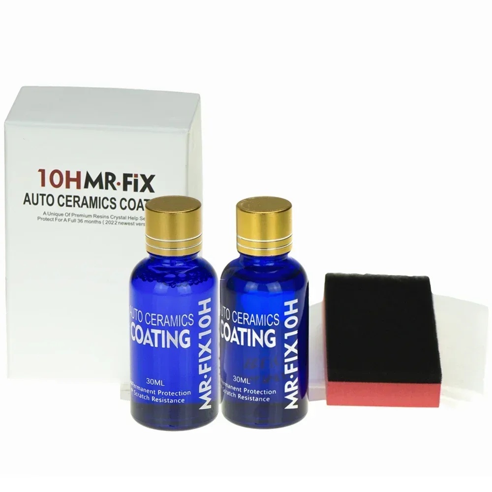 10H Ceramic Coating Polishing Wax Super Hydrophobic Paint Care Durability Anti-Corrosion Plated Crystal Car Liquid Glass Coating