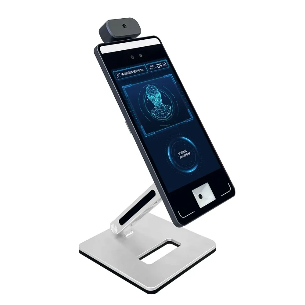 Pantalla táctil de 8 pulgadas, reconocimiento Facial, cámara de tiempo de asistencia, sistema de Control de acceso de puerta, Terminal de reconocimiento Facial