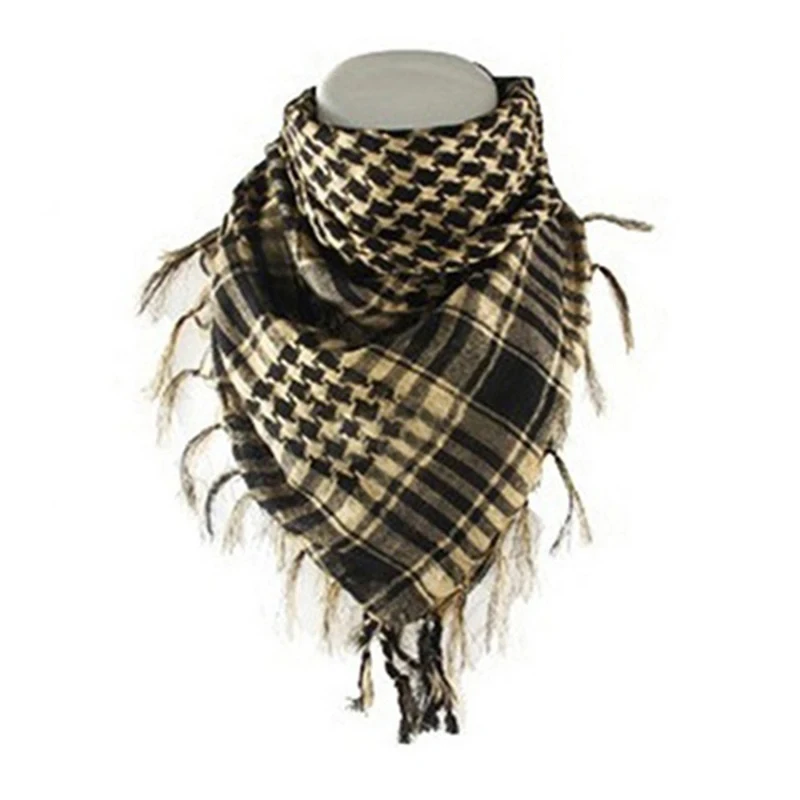 2024 New Keffiyeh Tacticals Desert Scarf Wrap Shemagh Head Neck Arab Scarf Unisex Arab Shemagh Keffiyeh Palestine Scarf