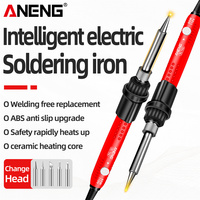 ANENG SL104 Electric Soldering Iron 11 Kits Set Ceramic Heater Adjustable EU/US Temperature Portable Welding Tools