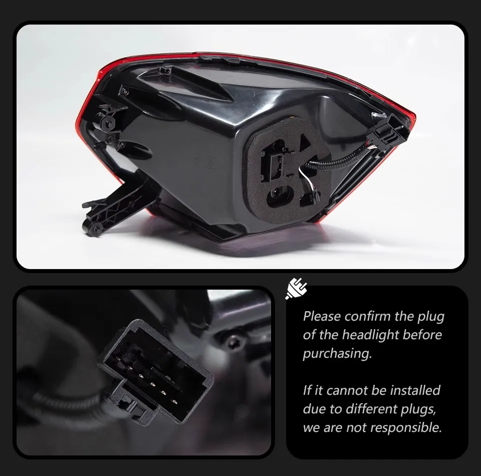 لفولكس واجن فولكس فاجن بولو 19-24 تعديل الضوء الخلفي الجمعية تشغيل الفرامل عكس الضوء الديناميكي بدوره إشارة #5