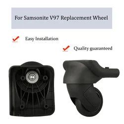 Suitable For Samsonite V97 Suitcase Universal Wheel Suitcase Silent Wheel Wear-Resistant Wheel Hub Trolley Box Rolling Pulley