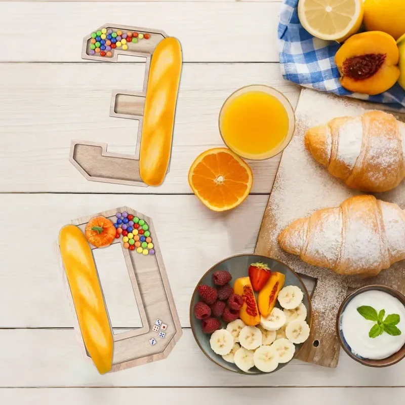New Model Wooden Number Charcuterie Board Large,Fillable Serving Tray for Birthday Party Food,Decorative Home Decor Platter