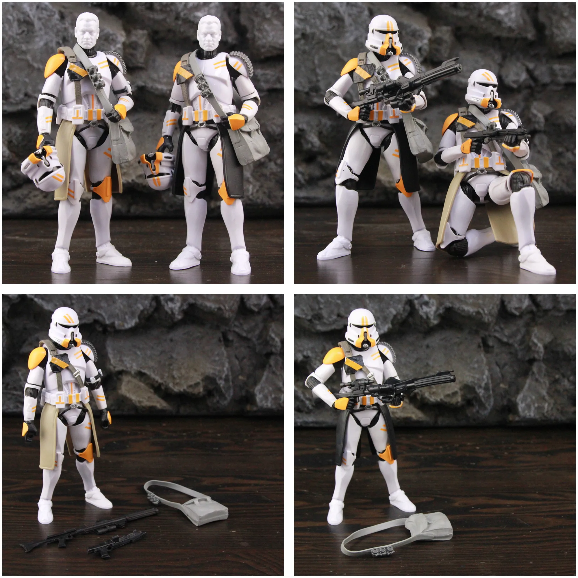 Figura de acción personalizada de Star Wars, 212th Attack Battle, 2nd Airborne Company, Sniper Trooper, 6 ", modelo de muñeca, juguetes Clon