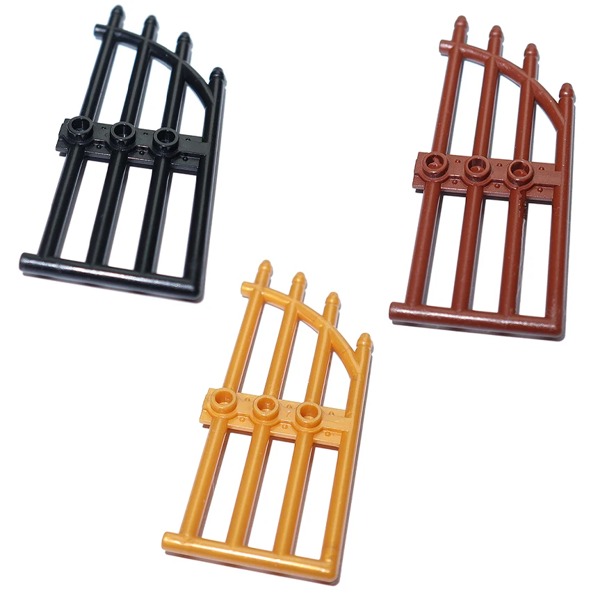 City Accessories Building Block MOC Part Fence Railing Stair Barrier Ladder Guard Bar Castle Garden Farm Military Assemble Brick