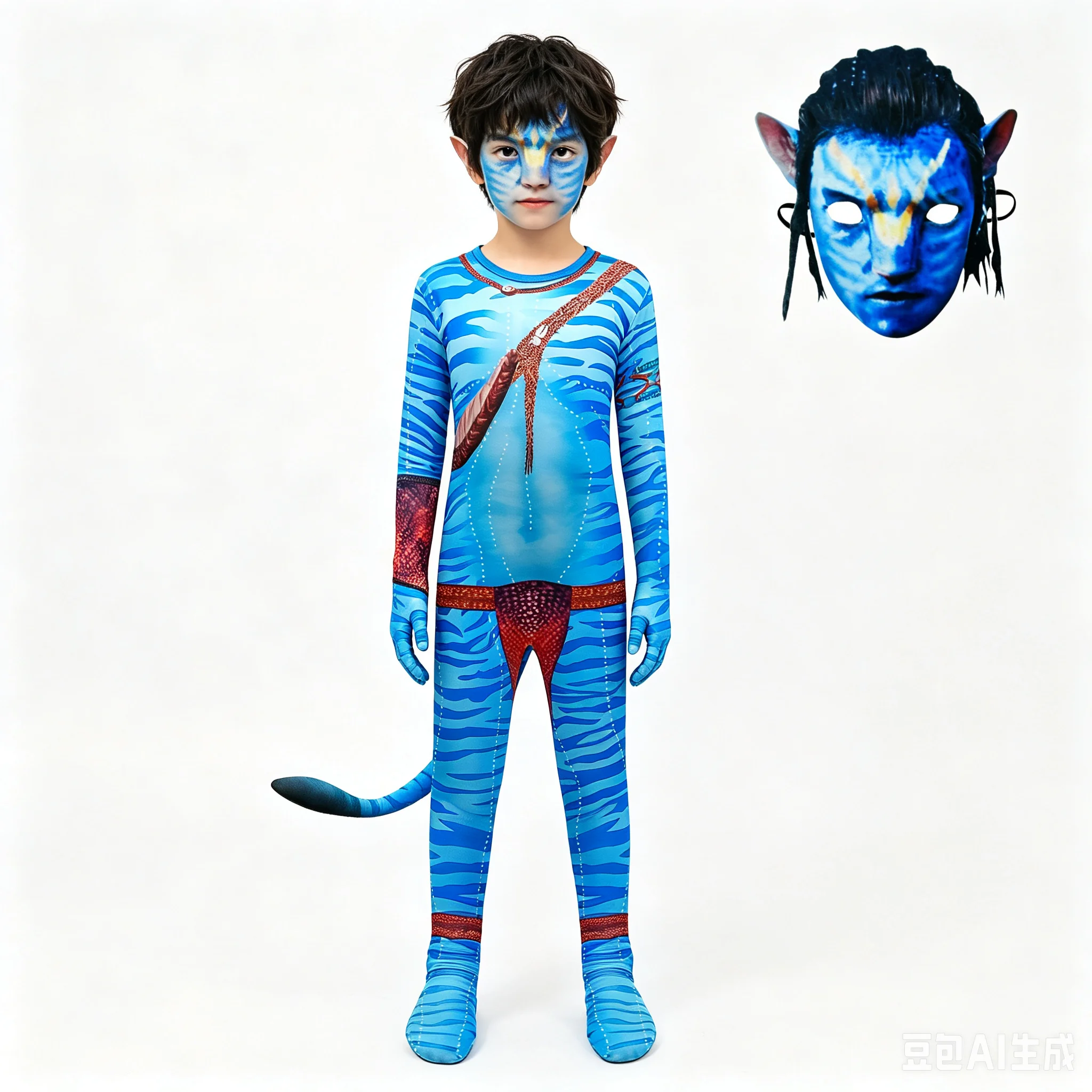 

Avatars 3D Movie Cartoon Print Boys Jumpsuit Outfit Halloween Christmas Girls Cosplay Clothes Kids Roleplay Party Playsuit 3-10
