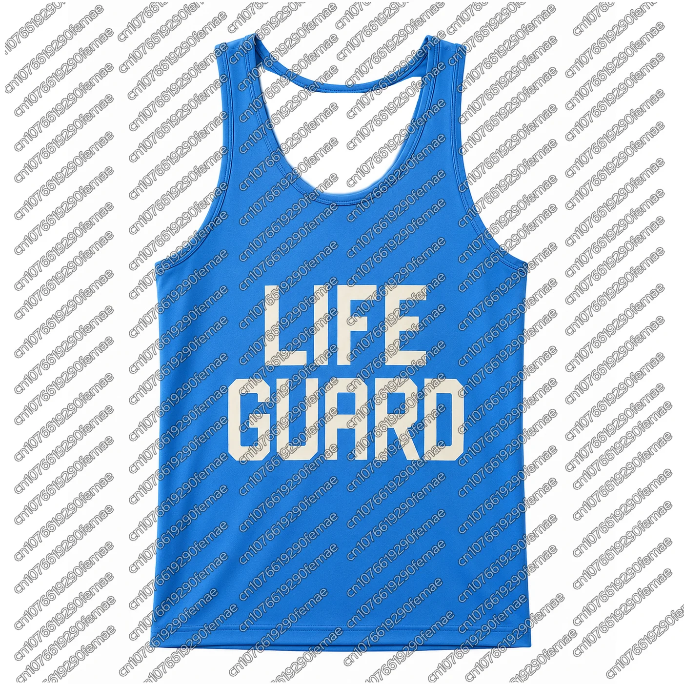 2026 Neues 20. Jubiläums-LIFE GUARD-Print-Weste Damen Sommer Koreanische Mode Locker Sitzendes Sport-T-Shirt zum Layering Tanktop – Detail 6