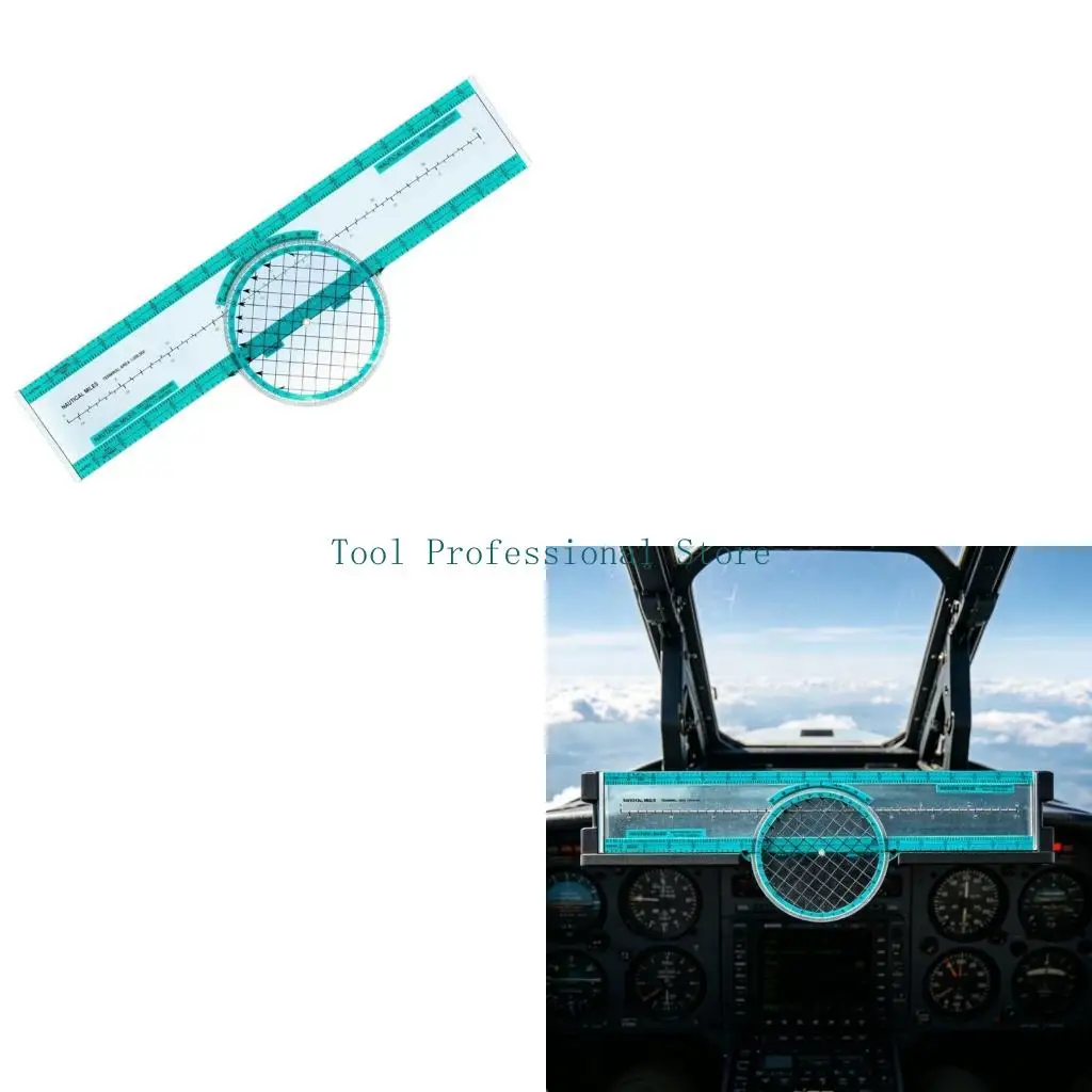 57QF Lightweight Aviation Training Ruler Rotating Vector Mechanism Aviation Plotter