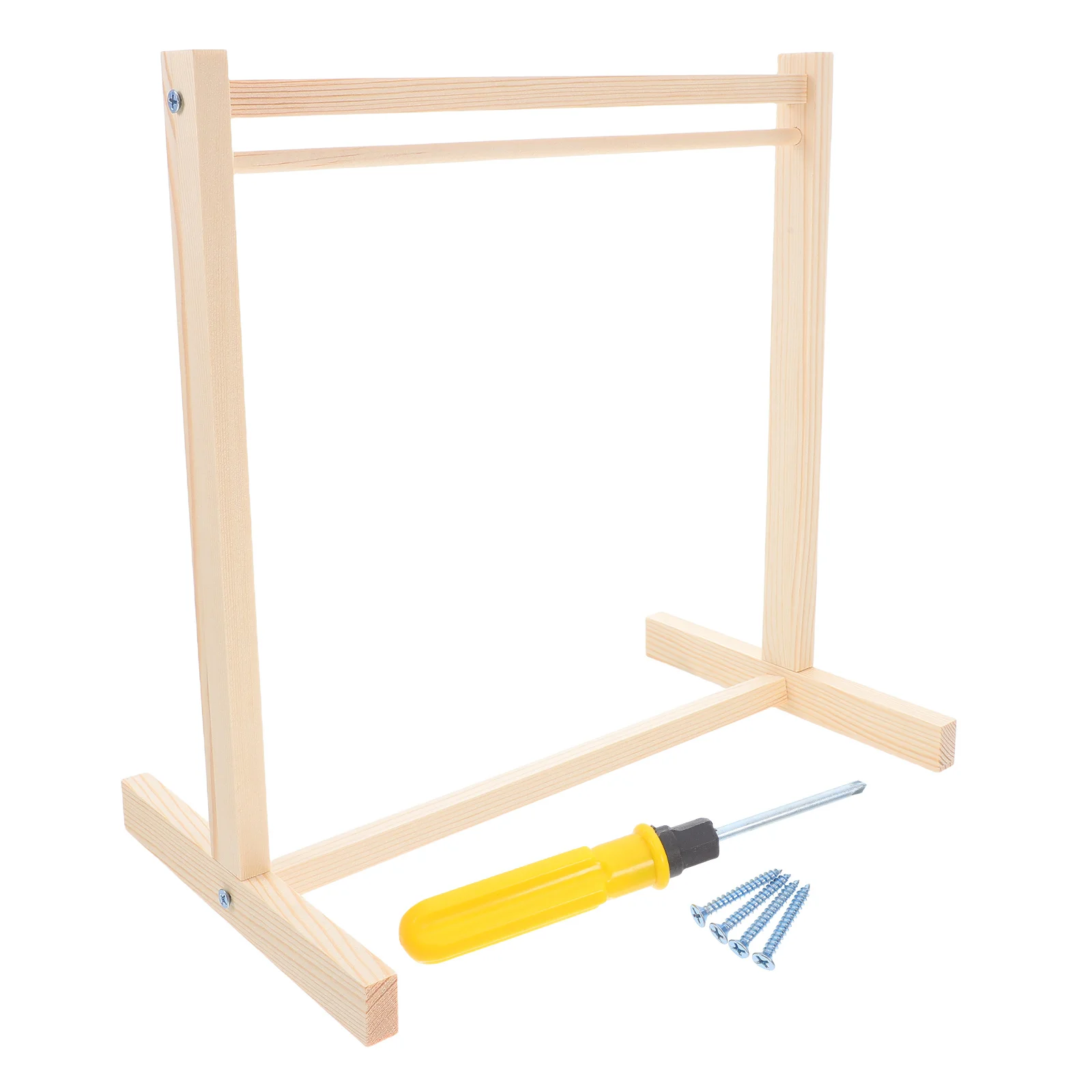 1세트 나무 옷걸이 우아한 미니어처 의류 정리함 인형집 디스플레이 보관용 가구 액세서리