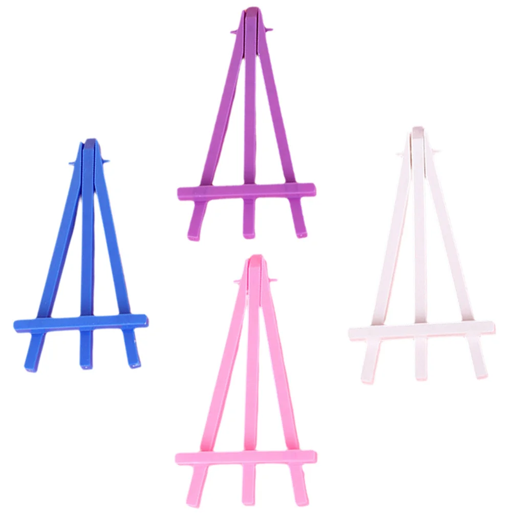 20Pcs Kids Painting Easel Stand Small Adjustable Display Rack for Lightweight Items Easel for Counter Glass Cabinet Supermarket