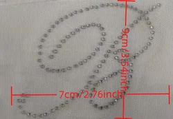 4PC/Lot Star Heart Design Hot Fix Rhinestone Motif Iron on Transfers Patches Applique Stone Motif