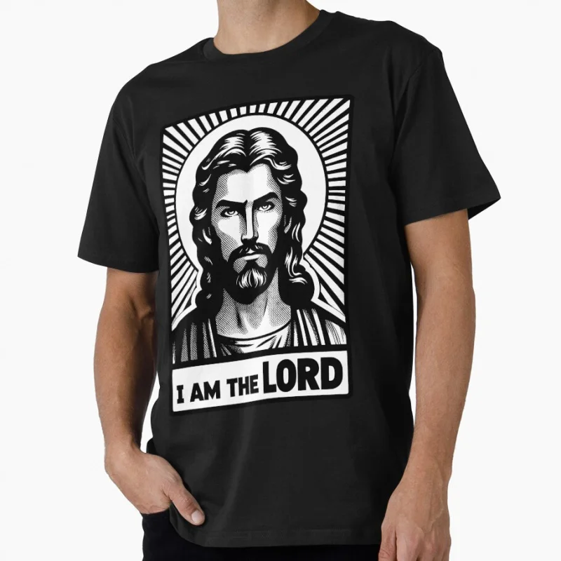 

Ezekiel 25:17 I Am The LORD Pulp fiction Cult classic movie Gift t shirt for men Large size tops 100% cotton printed clothes