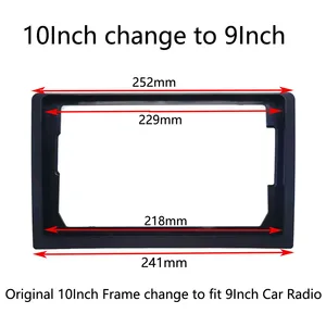 Auto -Radio -Finish -Rahmen, geeignet für alle Autos, Schalterrahmen, 1 din, 2 din, 9 Zoll, 10 Zoll, 7 Zoll 8 Hauptverkauf Pajero 1 - №8