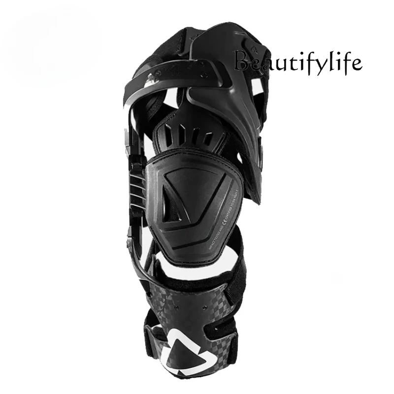 Knee Pads Carbon Fiber Off-Road Mechanical Legs Armor Leg Pads Anti-drop Torsion Break Motorcycle