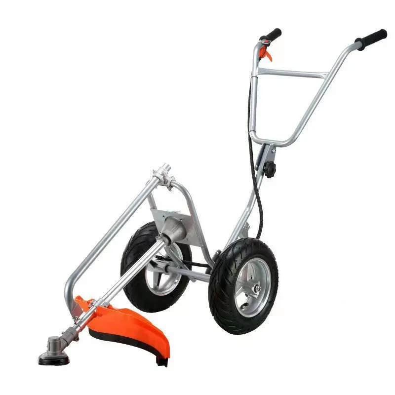 

Hand Push Portable Mower Rack Rotary Weeder Separate Frame Engine Seat For 43cc 52cc 63cc Brush Cutter Grass Trimmer