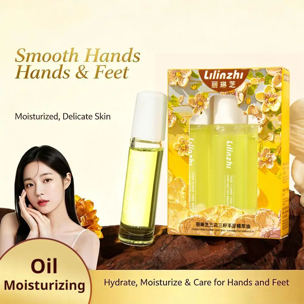 Triple Plant Hand And Foot Essence Oil, Moisturizing Hand & Foot Care Oil Hydrating Smoothing Repair For Dry, Cracked Skin