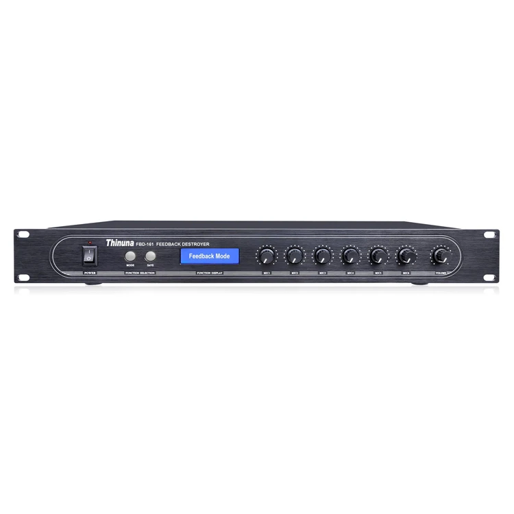 

FBD-161 Phantom Power Professional Sound System Feedback Suppressor Digital Feedback Destroyer Audio Processor Equipment