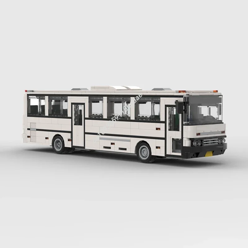 مجموعة بناء نموذج حافلات المدينة إيكاروس 256.22V1، 1173 قطعة، مكعبات بناء إبداعية تعليمية، هدية للأطفال، لعبة تركيب ذاتية الصنع