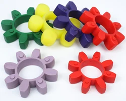 Plum Blossom Pad Star Shaped Coupling Elastic Buffer Pad GR14/19/24/28/38/42/48-160 Polyurethane Hexagonal Octagonal Decagonal