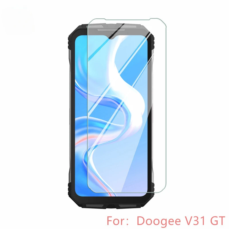 2 PCS Tempered Glass For Doogee V31 GT Screen Protector for Doogee V31GT DoogeeV31 GT Clear Anti-scartch Protective Film Cover