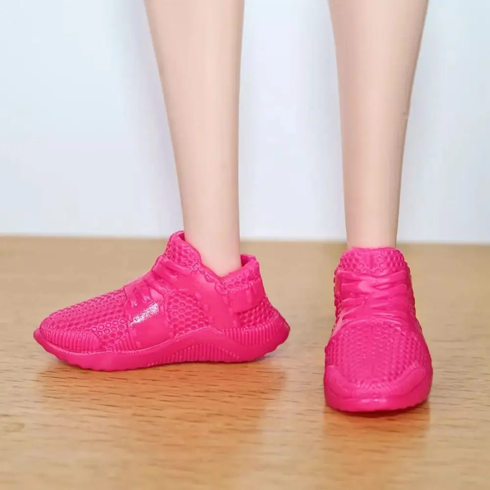 1Pair For 30cm Female Dolls,1/6 Bjd Dolls Super Model Boots Original Doll Accessories Plastic High Heels Casual Shoes New ﻿