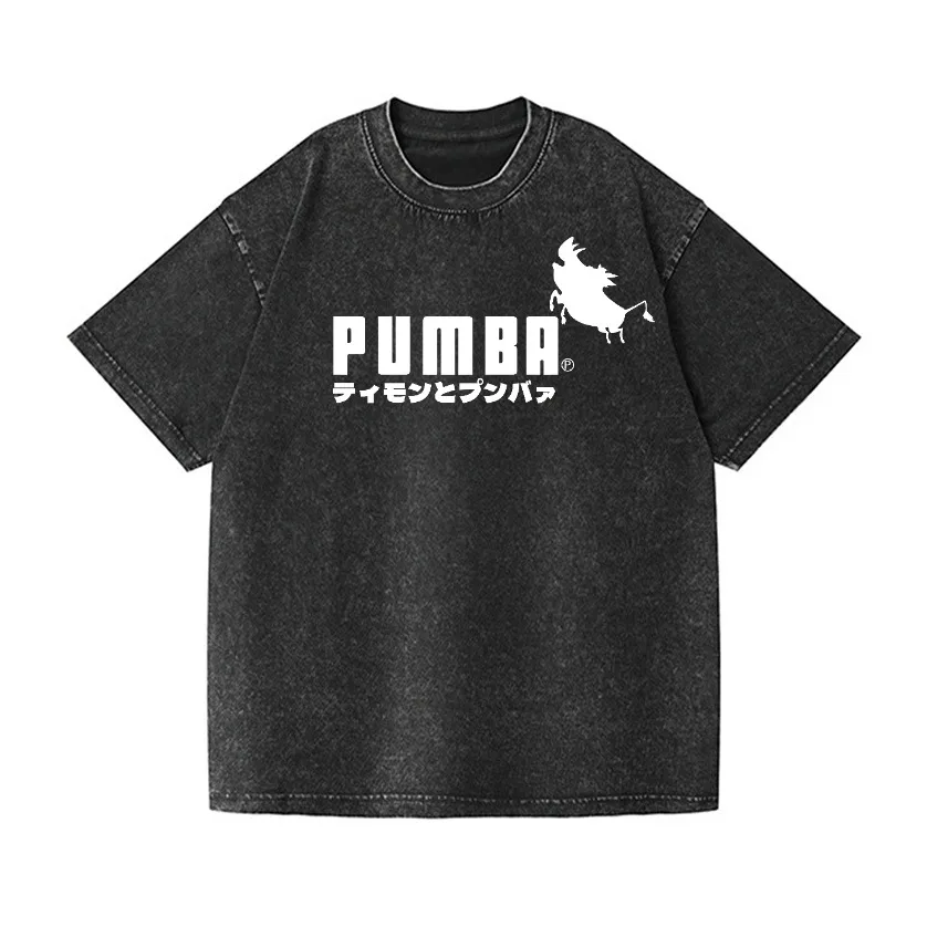 Harajuku الكورية نمط غسلها تي شيرت عالية الجودة بومبا خمر غسل التصميم الياباني تي شيرت الصيف شيك المتضخم ملابس علوية من القطن #1