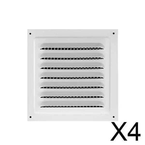 

Вентиляционная решетка для обратной подачи воздуха: улучшенная вентиляция, металлические жалюзи, теплоотвод, простая установка для дома, гаража, автофургона