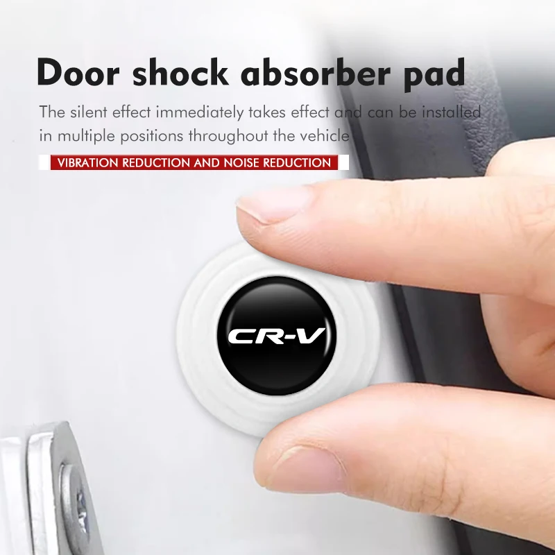 8pcs Car Door Closing Silicone Pad Shock Absorbing Pad Stickers For Honda typer civic 4d 10th gen 8th gen 2018 2019 2017 view 3