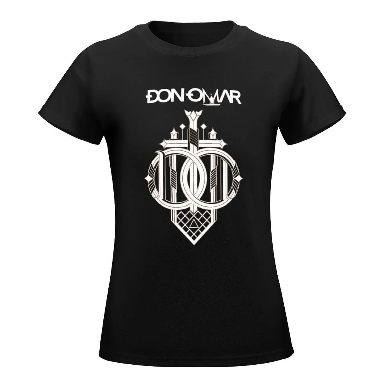 Don Omar El Rey King of Kings of Reggaeton Music Puerto Rico T-Shirt female animal print sweat t shirts for Womens