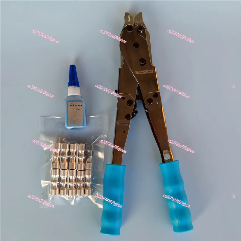 

Quick Closing Ring Fireless Connection Double Bend Crimper Tool Set Locke Ring Solder-Free Tool