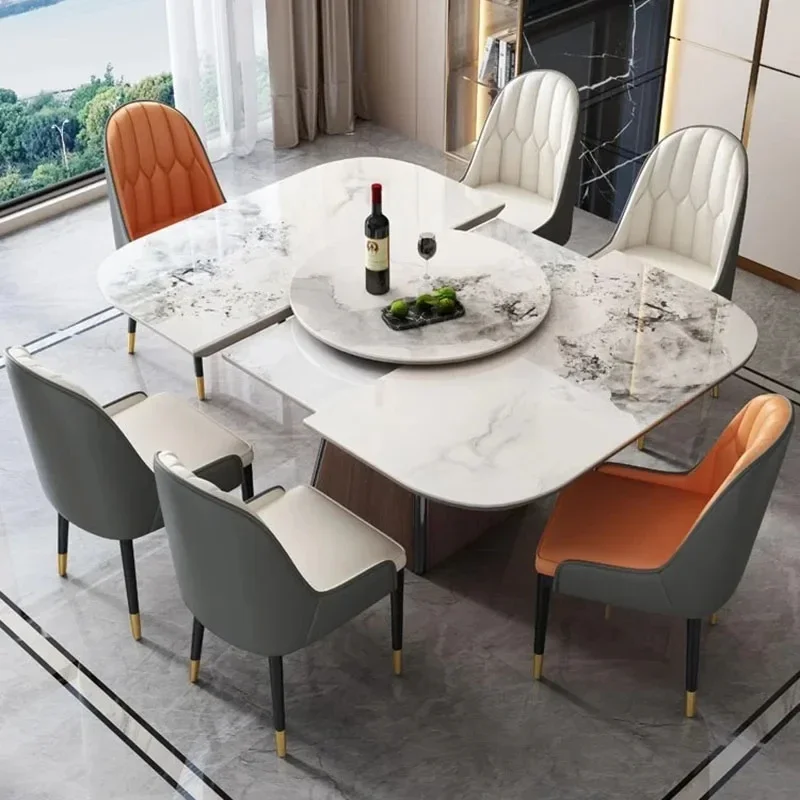 

Nordic Modern Dining Table Luxury Minimalist Marble Design Dining Table Living Room Set Sala Da Pranzo Kitchen Furniture