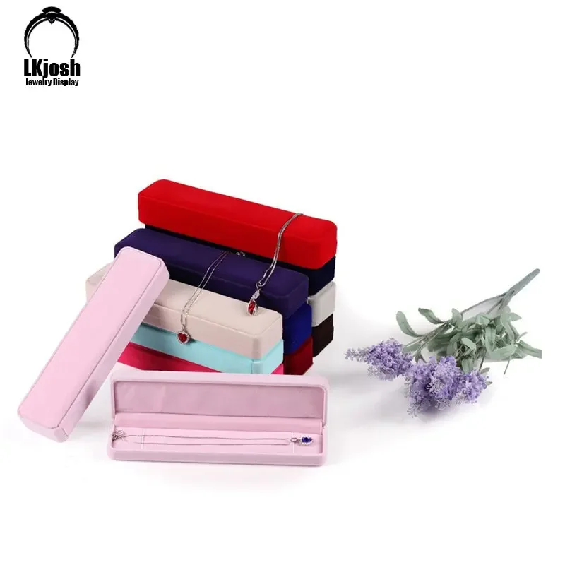 

Velvet Jewelry Box Necklace Jewelry Set Gift Box Chain Storage Jewelry Storage Box Tray Storage