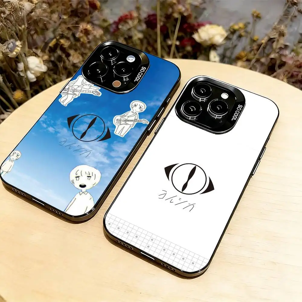 

M-MUSIC Y-Yorushika S-sart Phone Case For iPhone 17,16,15,14,13,12,11 Plus,Pro Max,XS,Colored Silver Plated Inside Cover