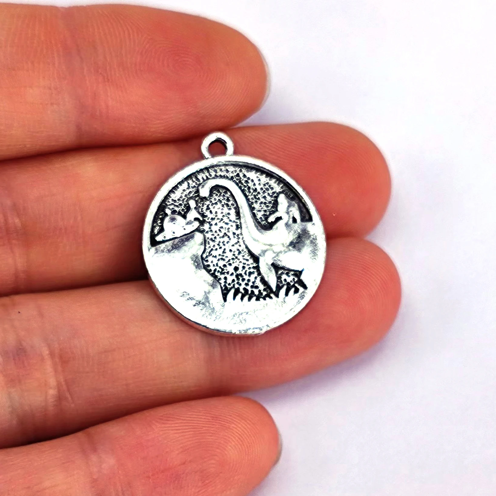 5pcs DIY Sasquatch Bigfoot Dinosaur Forest Alien Spaceship Science Fiction Mysterious charm pendant Jewelry women Accessories